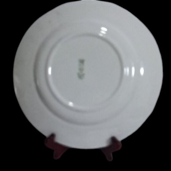 Vintage MCM Ironstone 10" Dinner Plates Spanish Crown Pontesa Design Set of 8 - Picture 2 of 12